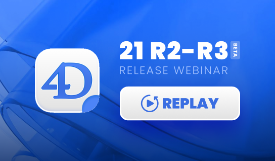 Zoom sur toute la puissance de 4D 21 R2 et R3